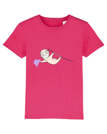 Lenes Sloth cu Palarie Raspberry