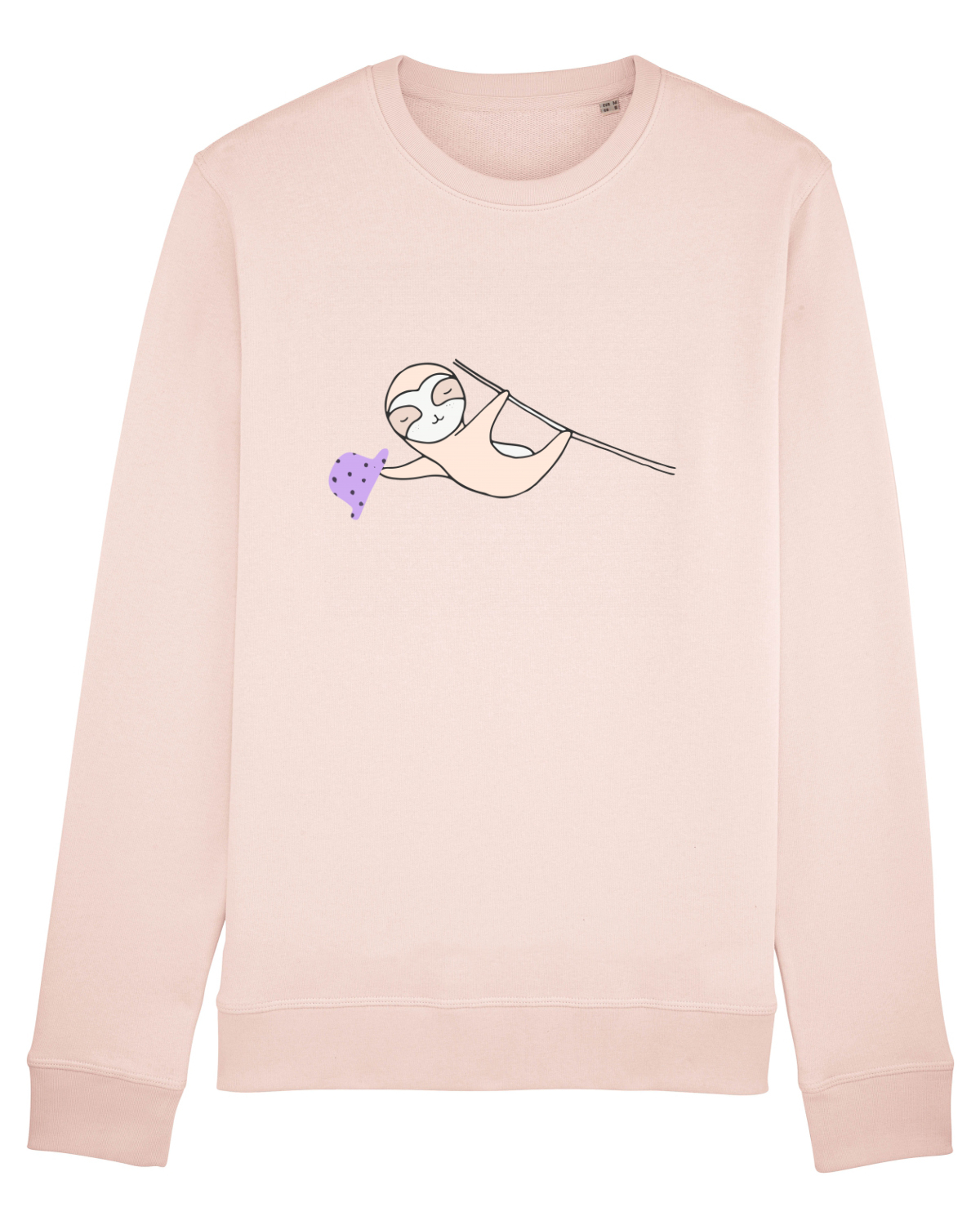 Bluză mânecă lungă Unisex Rise Candy Pink