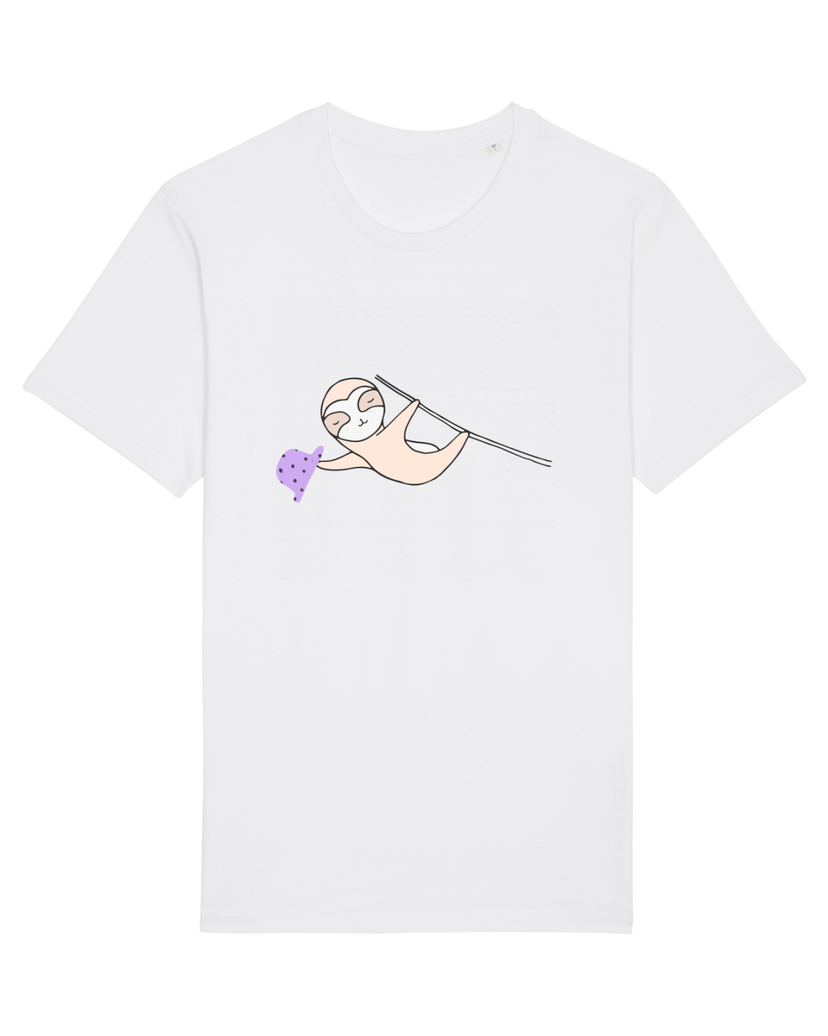 Tricou mânecă scurtă Unisex Rocker White