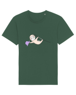 Lenes Sloth cu Palarie Tricou mânecă scurtă Unisex Rocker