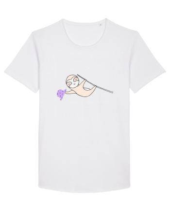 Lenes Sloth cu Palarie White