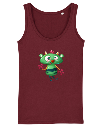 Monstrulet Verde Burgundy