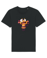 Monstrulet Portocaliu Tricou mânecă scurtă Unisex Rocker