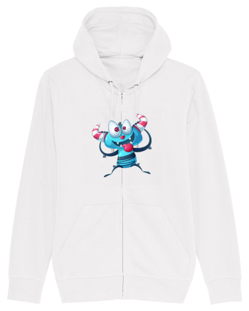 Monstrulet Albastru White