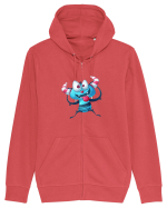 Monstrulet Albastru Hanorac cu fermoar Unisex Connector
