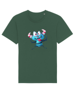 Monstrulet Albastru Tricou mânecă scurtă Unisex Rocker