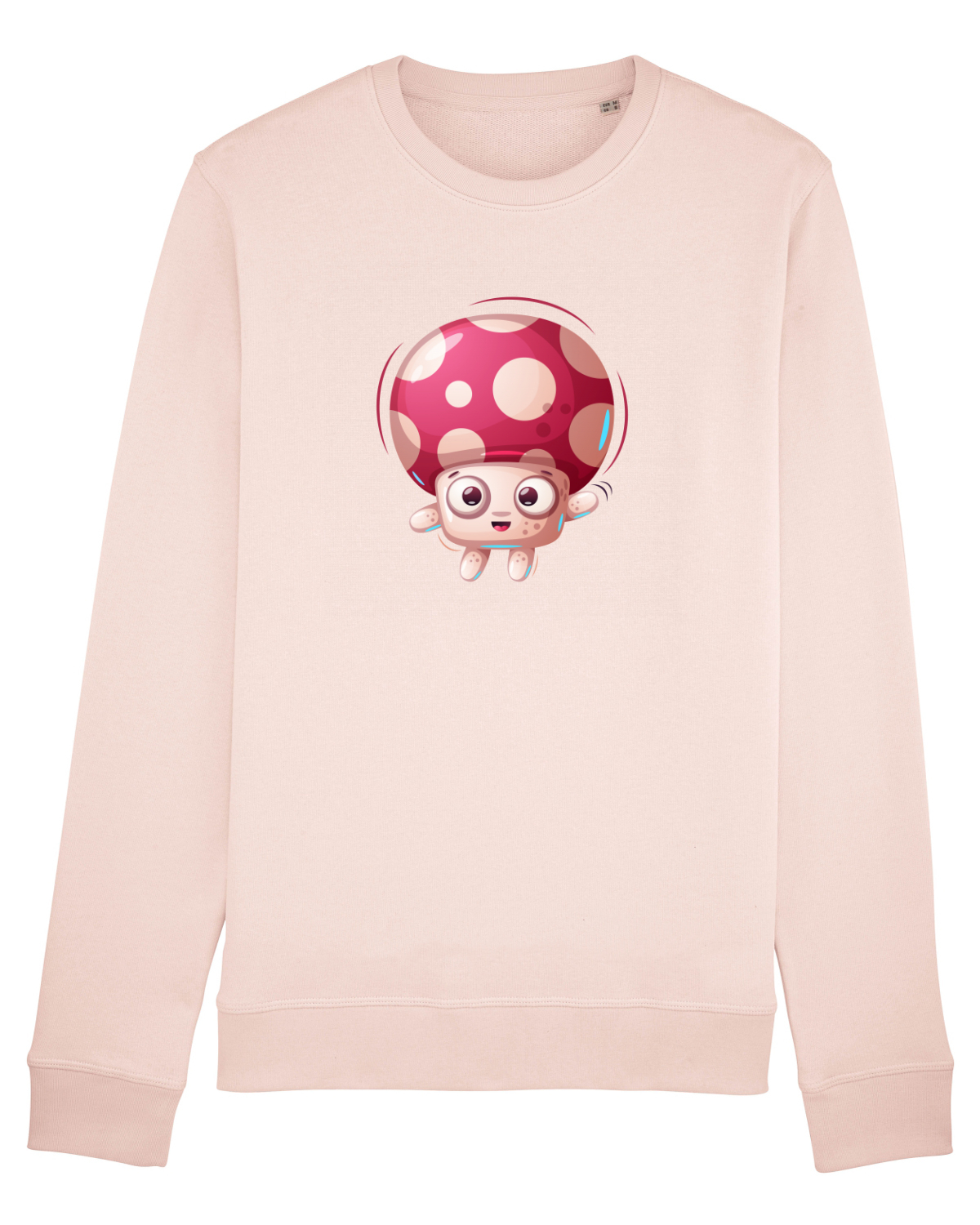 Bluză mânecă lungă Unisex Rise Candy Pink