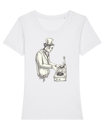 Steampunk DJ 2 White