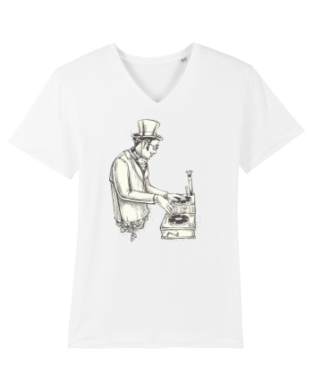 Steampunk DJ 2 White