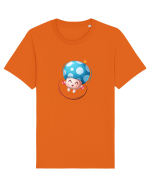 Ciupercuta Albastra Tricou mânecă scurtă Unisex Rocker