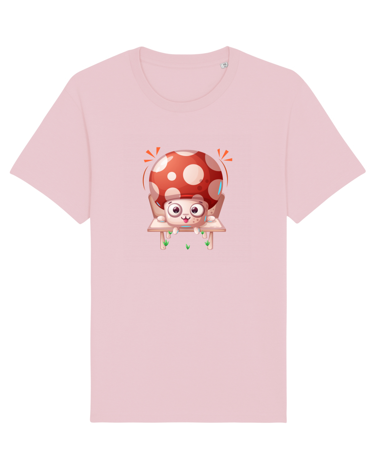 Tricou mânecă scurtă Unisex Rocker Cotton Pink