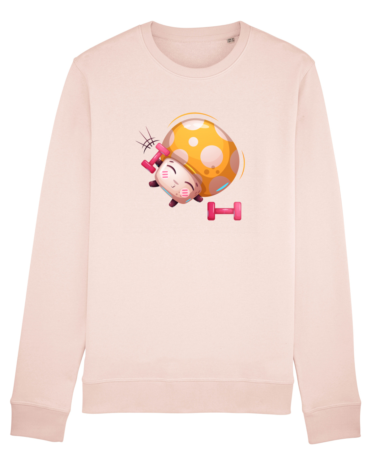 Bluză mânecă lungă Unisex Rise Candy Pink