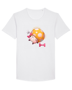 Ciupercuta Galbena Tricou mânecă scurtă guler larg Bărbat Skater