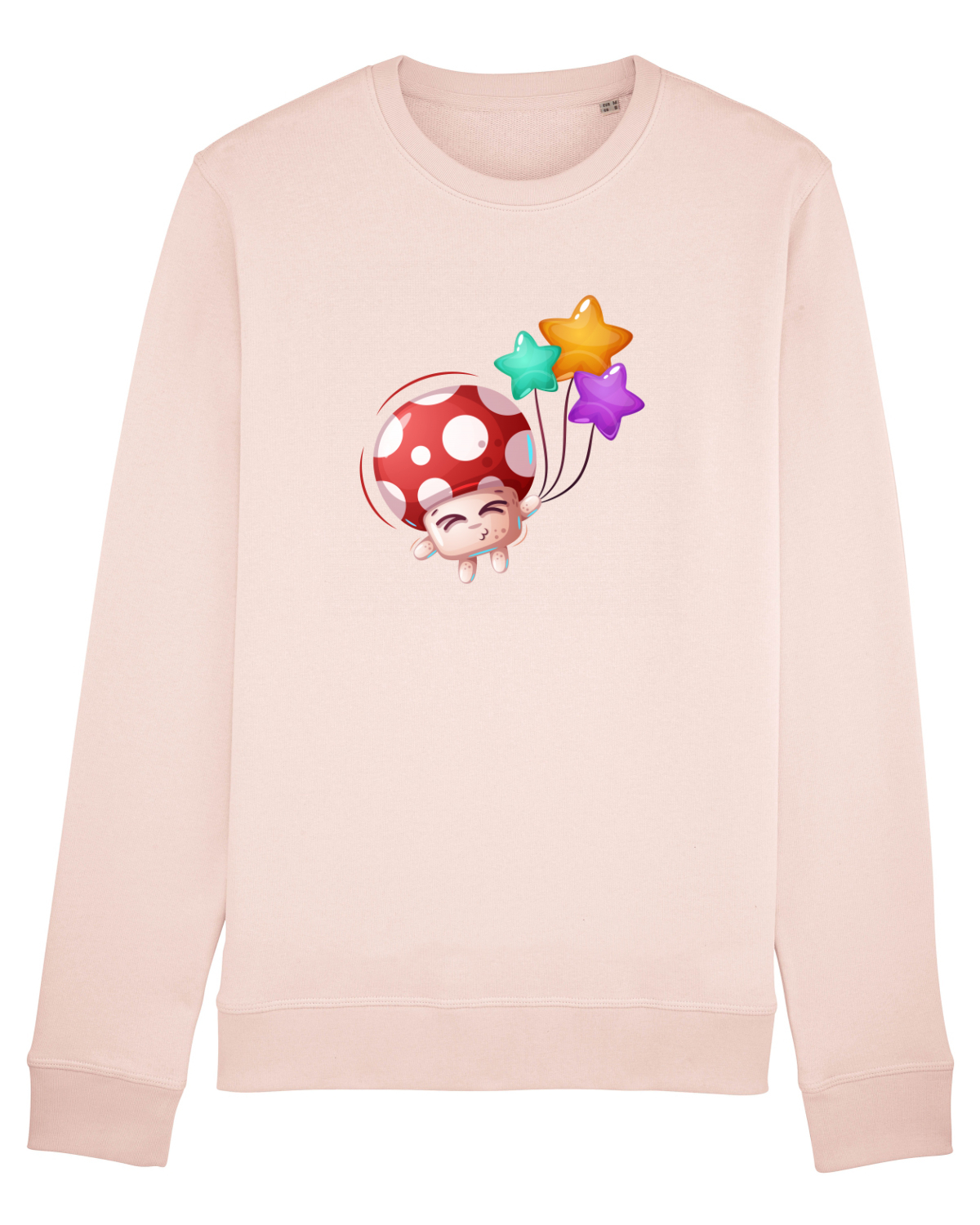 Bluză mânecă lungă Unisex Rise Candy Pink