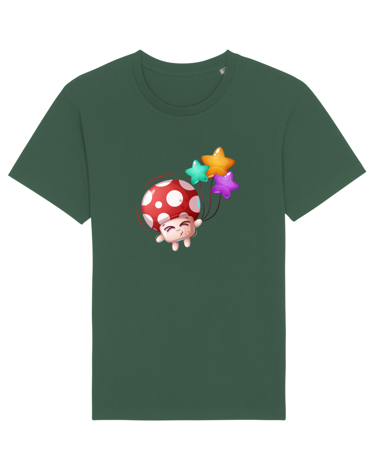 Tricou mânecă scurtă Unisex Rocker Bottle Green