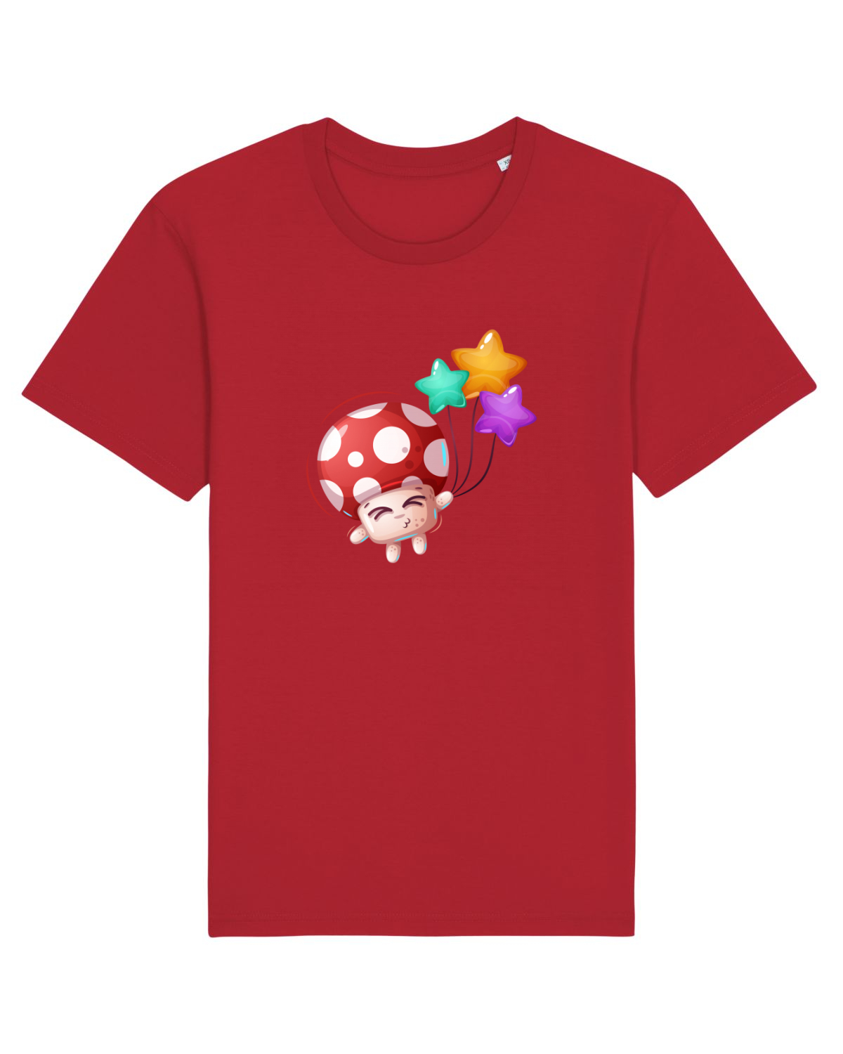 Tricou mânecă scurtă Unisex Rocker Red
