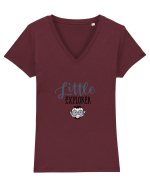Little Explorer Tricou mânecă scurtă guler V Damă Evoker