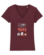 Share your Toys Tricou mânecă scurtă guler V Damă Evoker