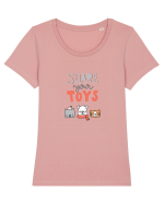 Share your Toys Tricou mânecă scurtă guler larg fitted Damă Expresser