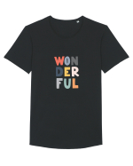 Wonderful Tricou mânecă scurtă guler larg Bărbat Skater
