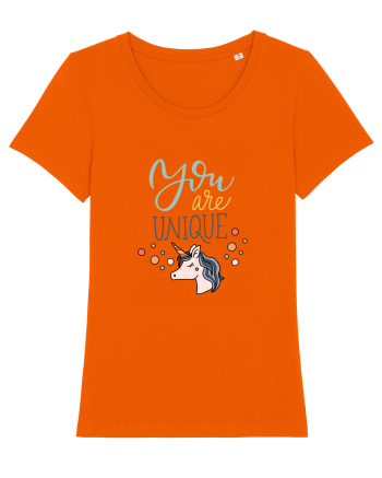 You are Unique Bright Orange