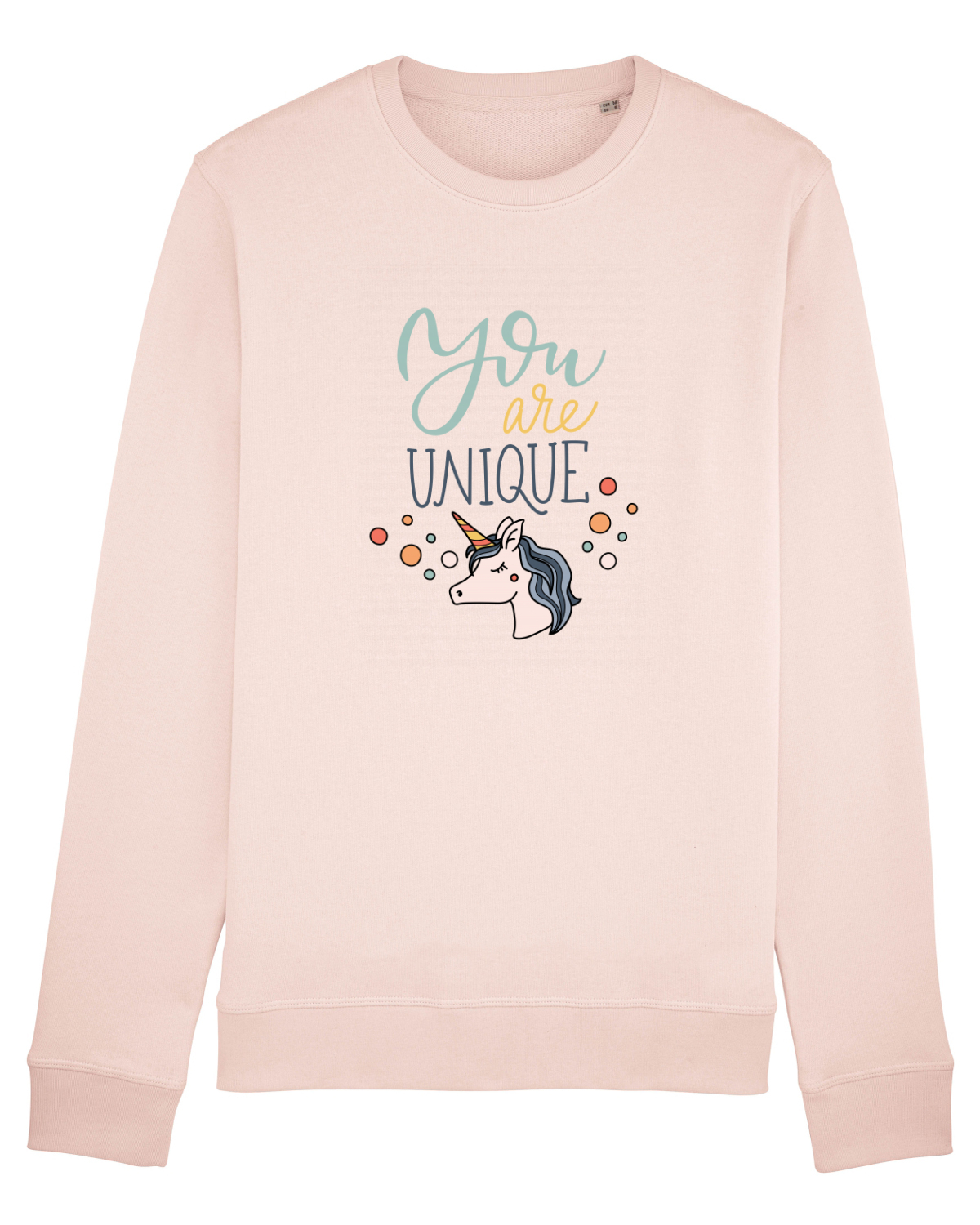 Bluză mânecă lungă Unisex Rise Candy Pink