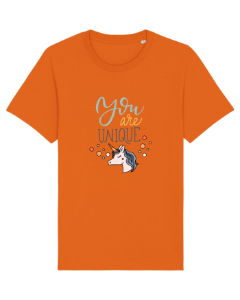 You are Unique Bright Orange