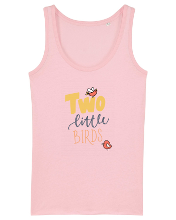 Two Little Birds Cotton Pink