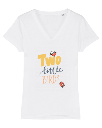 Two Little Birds White