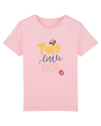 Two Little Birds Cotton Pink