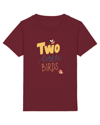 Two Little Birds Burgundy