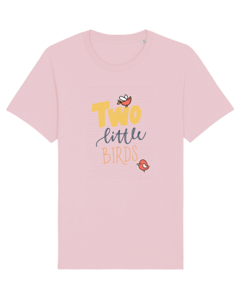 Two Little Birds Cotton Pink