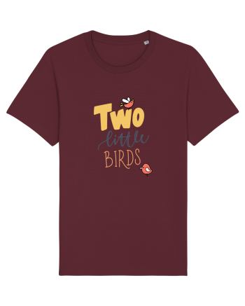 Two Little Birds Burgundy