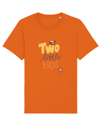 Two Little Birds Bright Orange