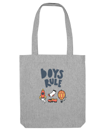 Boys Rule Heather Grey