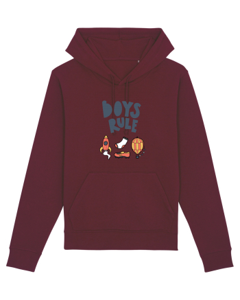 Boys Rule Burgundy
