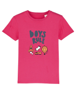 Boys Rule Tricou mânecă scurtă  Copii Mini Creator