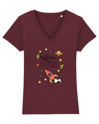 Welcome to my Universe Burgundy