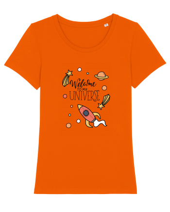 Welcome to my Universe Bright Orange