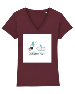 hello there handsome Tricou mânecă scurtă guler V Damă Evoker