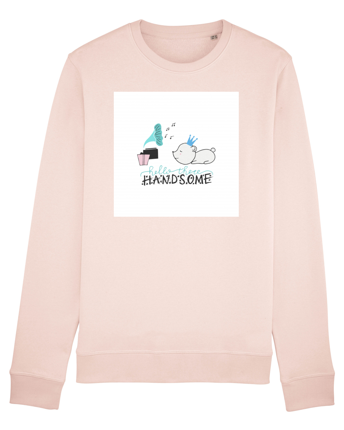 Bluză mânecă lungă Unisex Rise Candy Pink