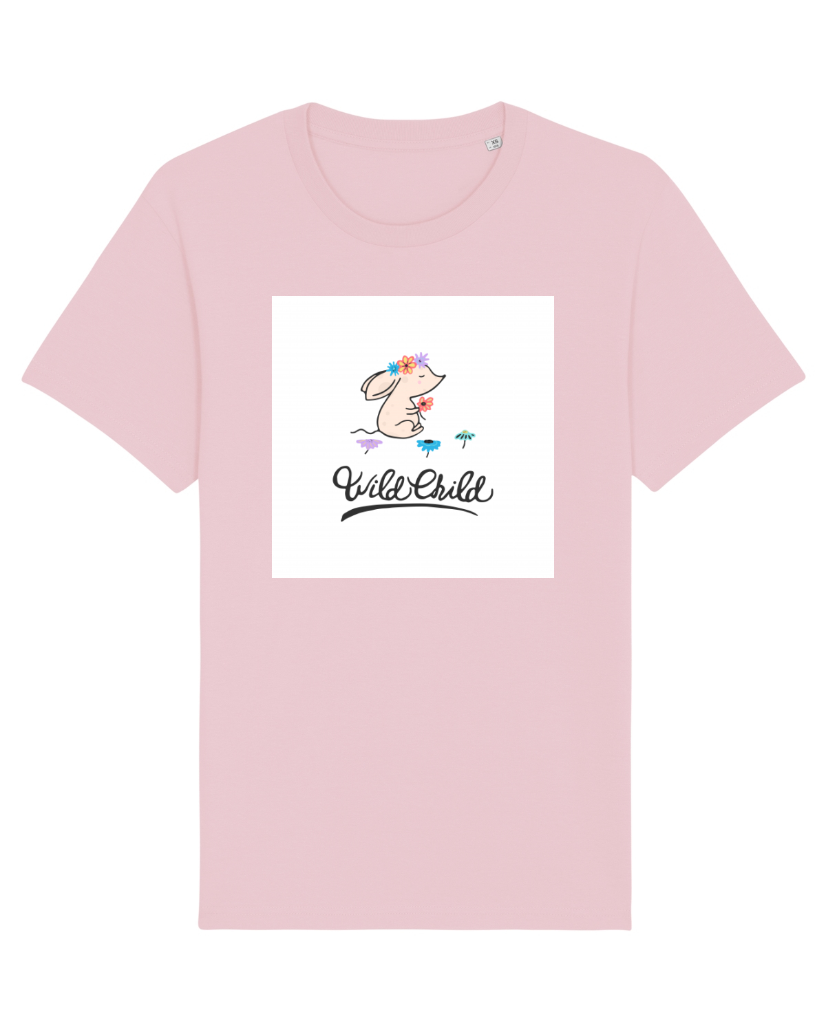 Tricou mânecă scurtă Unisex Rocker Cotton Pink