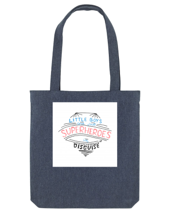 Little Boys are Superheroes Midnight Blue