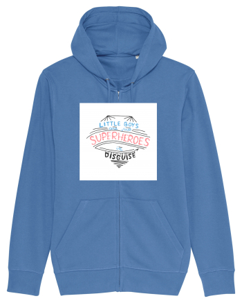 Little Boys are Superheroes Bright Blue