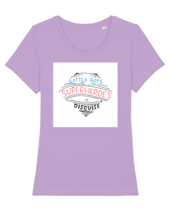 Little Boys are Superheroes Lavender Dawn