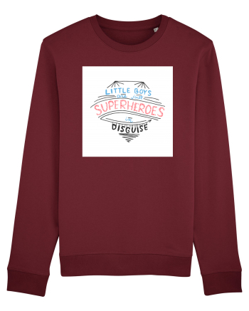 Little Boys are Superheroes Burgundy