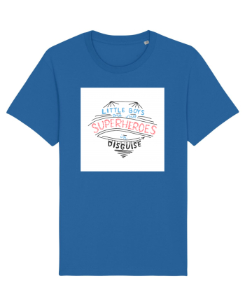 Little Boys are Superheroes Royal Blue