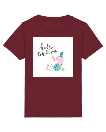 Hello Little One Burgundy