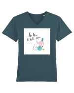 Hello Little One Tricou mânecă scurtă guler V Bărbat Presenter