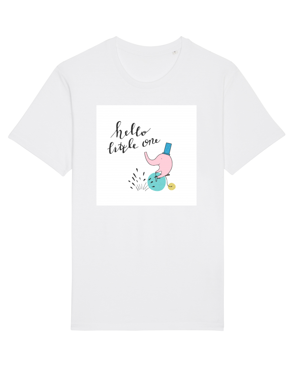 Tricou mânecă scurtă Unisex Rocker White